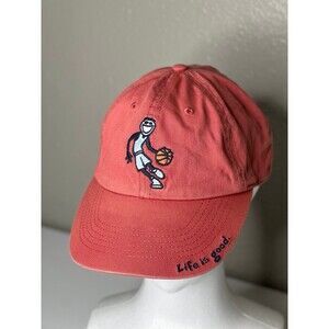 Life is Good Jake basketball Relaxed Fit Adjustable Strap Back Dad Hat Cap